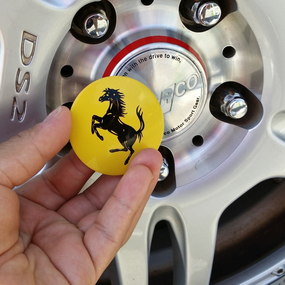 Ferrari aluminum center cap